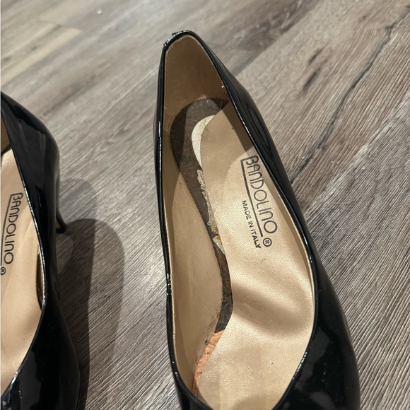 Shiny Black Italian Heels (used condition) - Picture 2 of 7